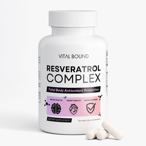 Resveratrol Supplement – 600mg 50% Trans-Resveratrol