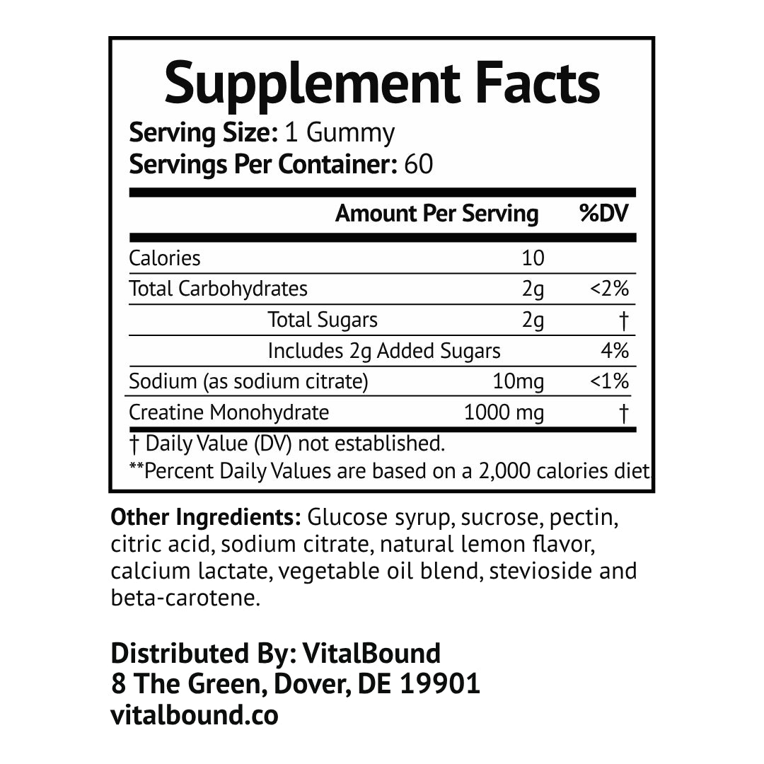 Creatine Monohydrate Gummies
