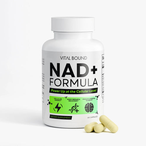 NAD+ Supplement – 500mg Nicotinamide Riboside + Resveratrol + Quercetin