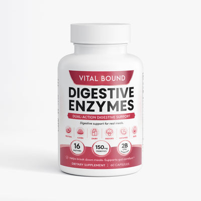 Digestive Enzymes with Probiotics for Meal & Gut Support