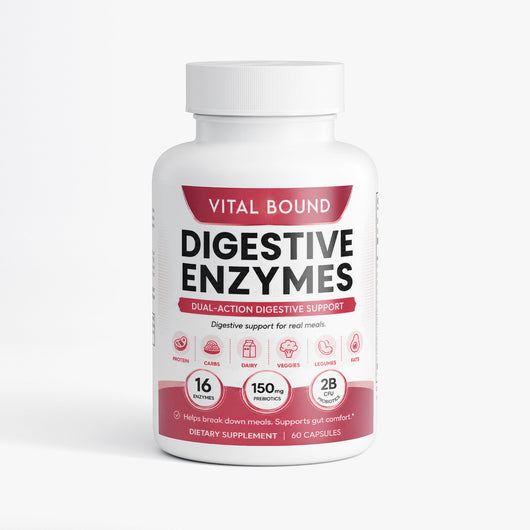 Digestive Enzymes with Probiotics for Meal & Gut Support