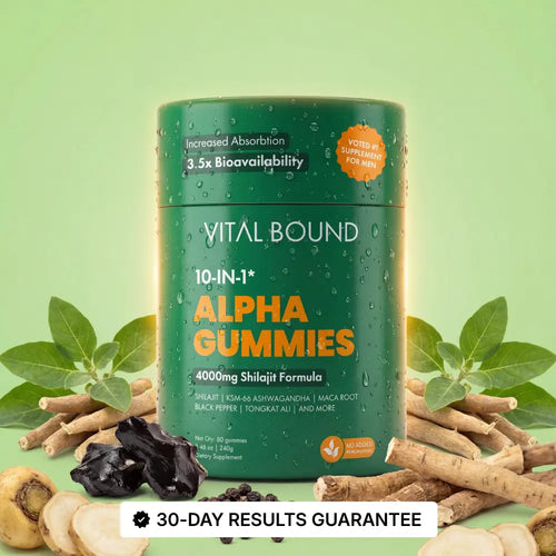 Vital Bound™ Shilajit Alhpa Gummies - 10 in 1 Support