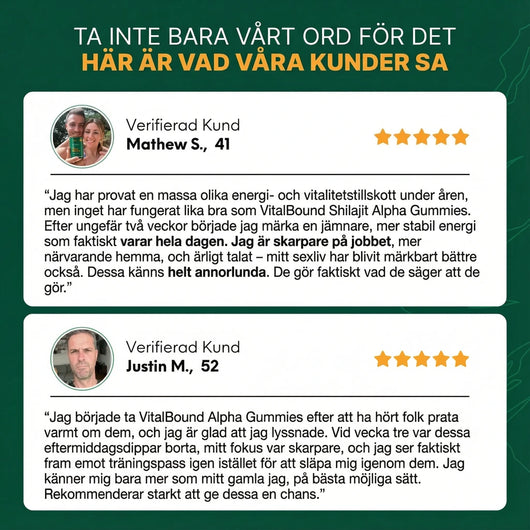 Vital Bound™ Shilajit Alpha Gummies – 10-i-1 stöd