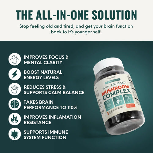 20-in-1 Mushroom Complex Gummies