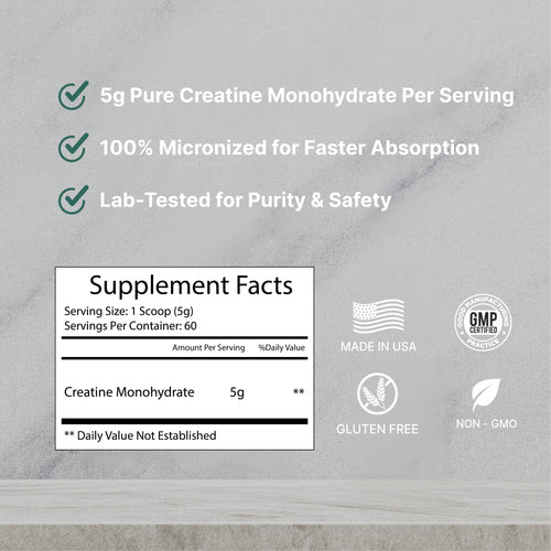 Creatine Monohydrate Powder 300g