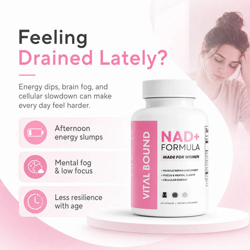 NAD+ Formula For Women | Healthy Aging & Energy Booster