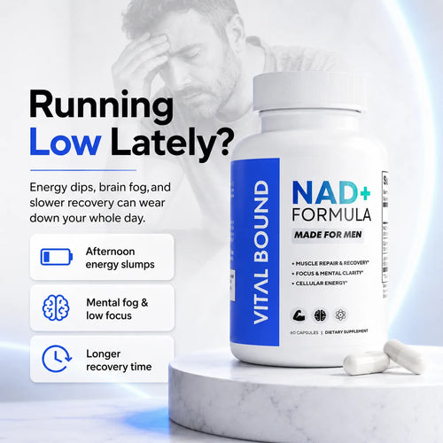 NAD+ Supplement for Men 500mg — Cellular Energy & Healthy Regeneration