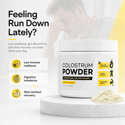 Bovine Colostrum Powder – 2300 mg with 25% IgG | Immune, Recovery & Performance Support