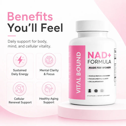 NAD+ Formula For Women | Healthy Aging & Energy Booster