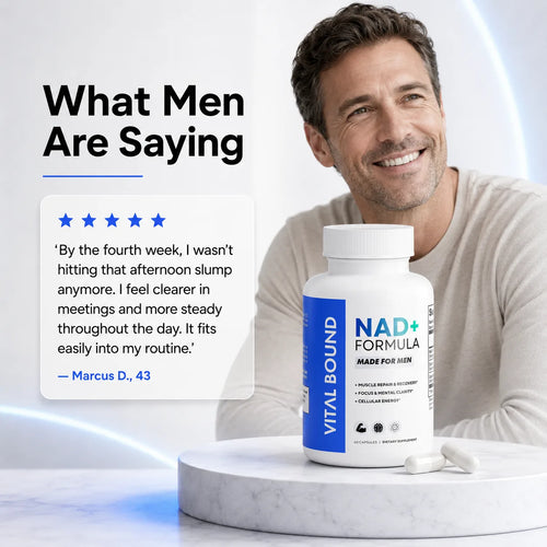 NAD+ Supplement for Men 500mg — Cellular Energy & Healthy Regeneration