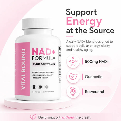 NAD+ Formula For Women | Healthy Aging & Energy Booster