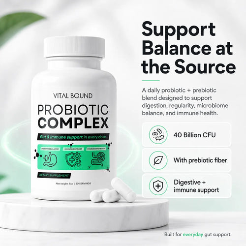 Probiotic 40 Billion CFU with Prebiotics – Digestive & Immune Support